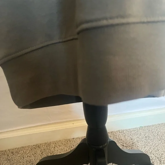 Women’s Zara, size small, taupe oversized sweatshirt midi dress with pockets - Picture 11 of 13